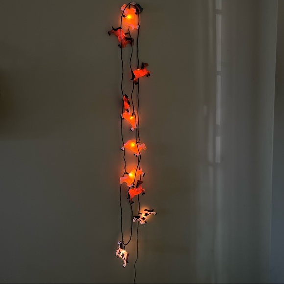 Vintage 90s 1994 Primal Lite Rarin’ to Go Horses String Lights - Picture 4 of 15